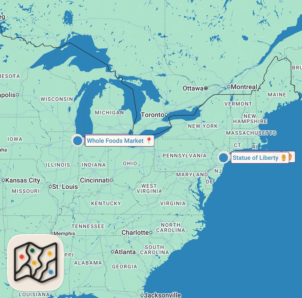 Map preview for The News Told Me Not to Visit the USA, I Went Anyway (A European’s Impressions)