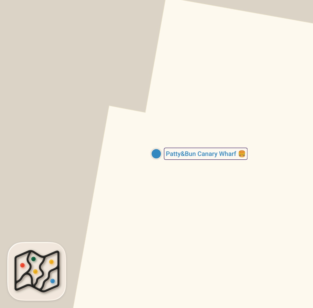 Map of 1 spots from Smoky Robinson Burger Review