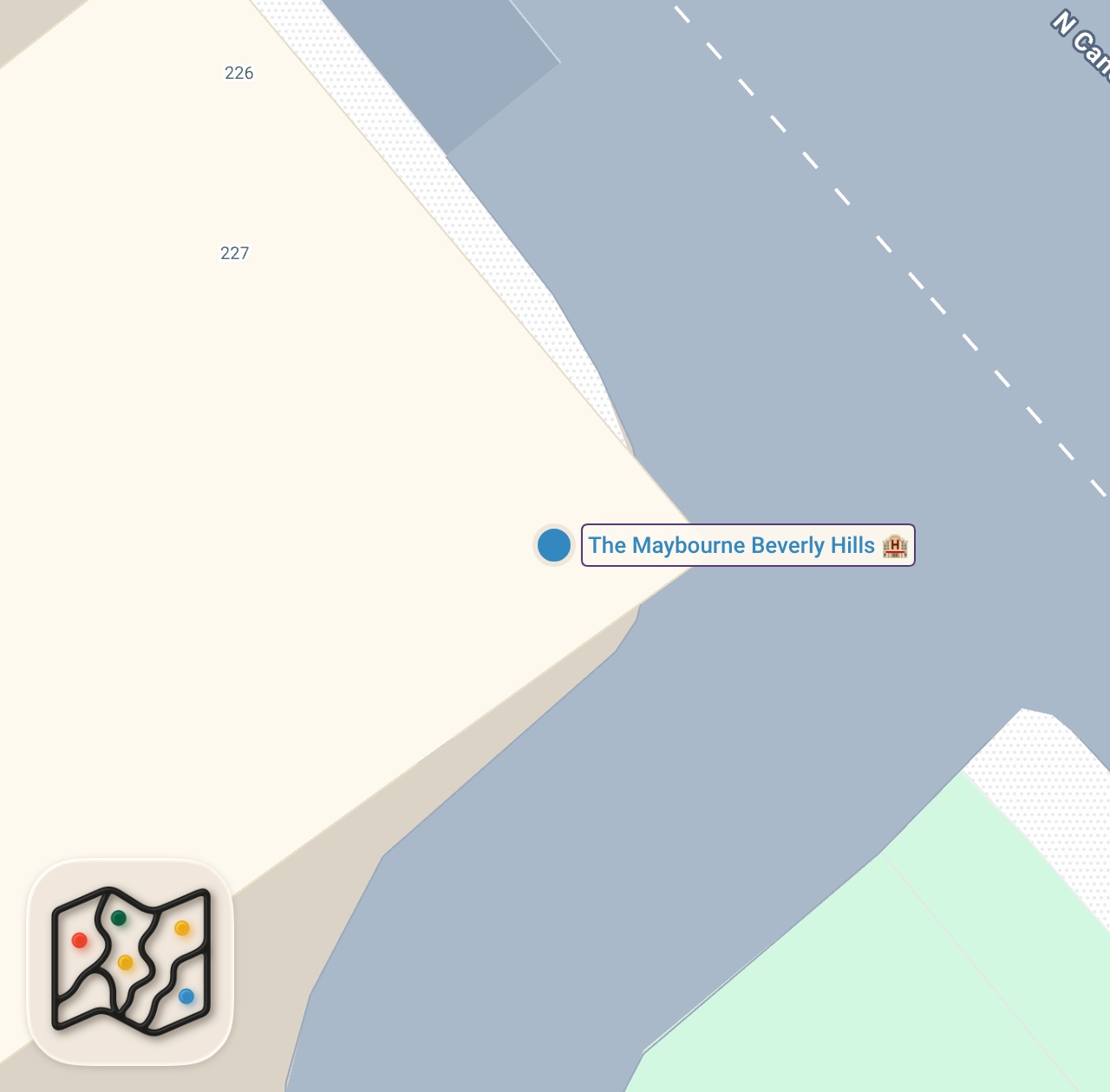 Map of Visiting the Most Expensive Hotel in LA