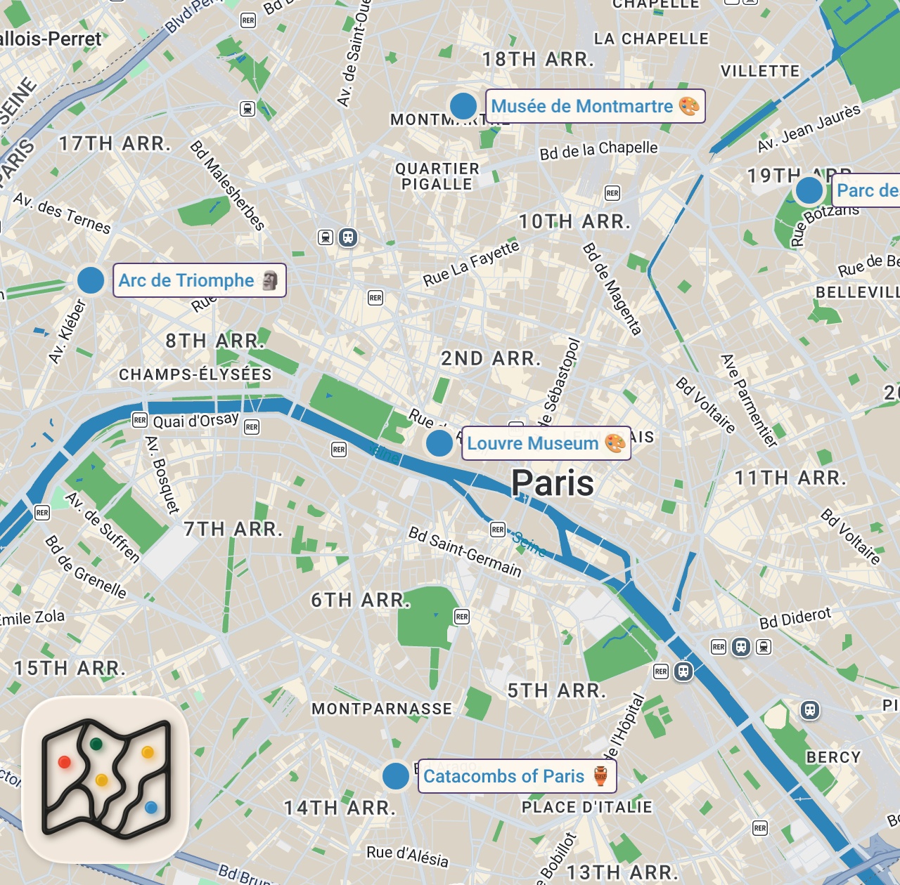 Map preview for Paris is Full of Collapsing Buildings, Here is Why