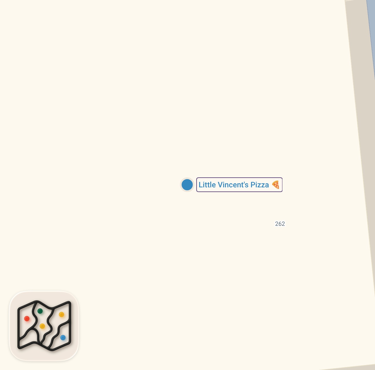 Map of 1 spots from The Cold Cheese Slice.