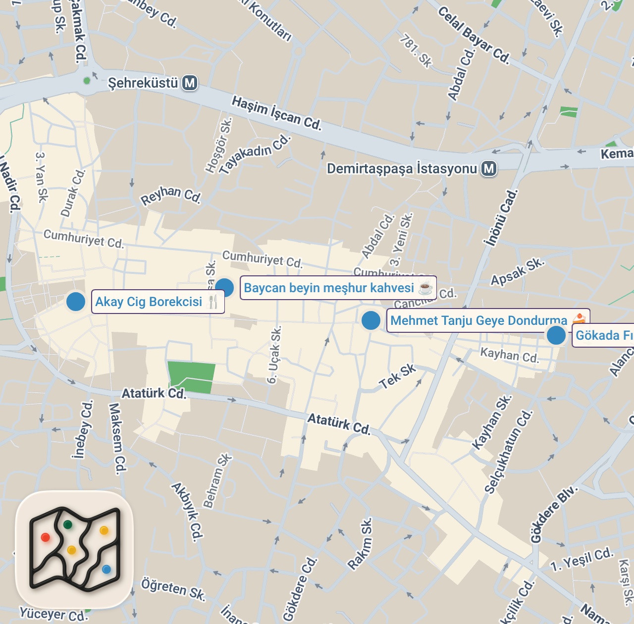 Map preview for Bursa’da Gidilmesi Gereken 5 Yer #reklam