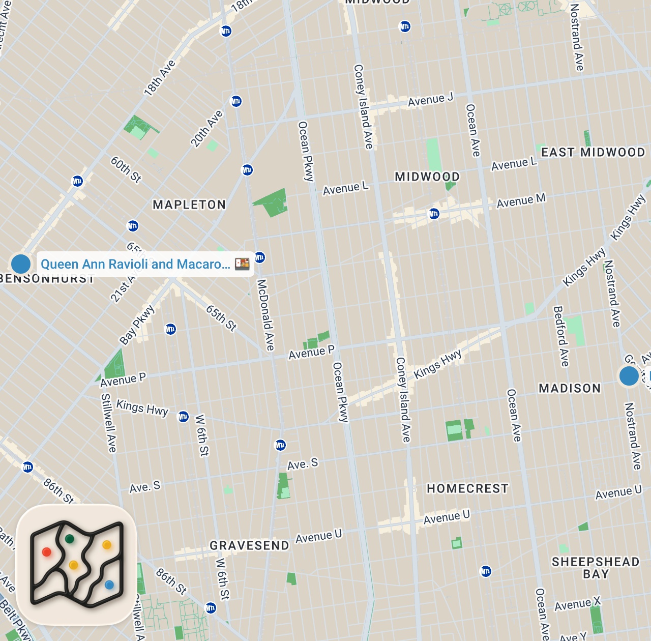 Map preview for Adam Richman Eats Brooklyn's Best Italian Food | Pro Moves