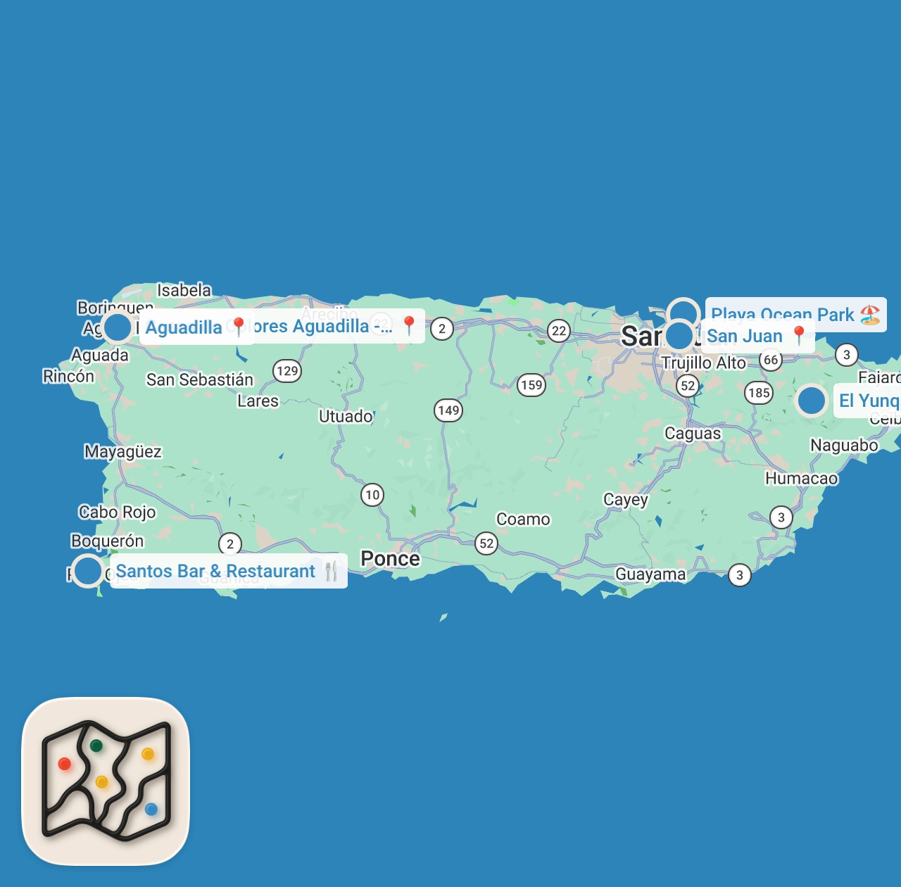 Map preview for PUERTO RICO: 10 Most Common Tourist MISTAKES (2025 Travel Guide) (San Juan + More)