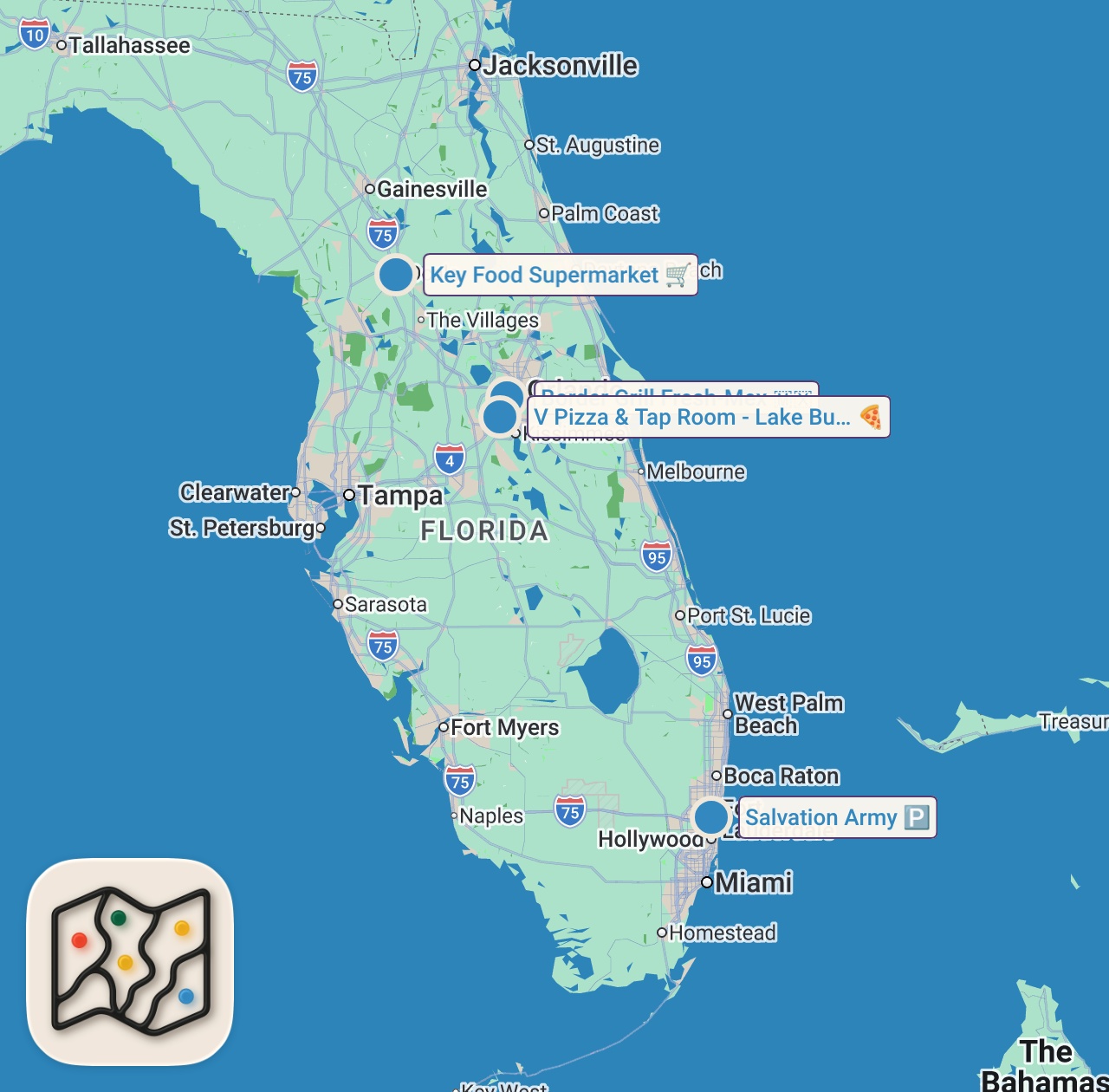 Map preview for Eating At SKETCHY Restaurants For 24 Hours... (This Can’t Be Real)