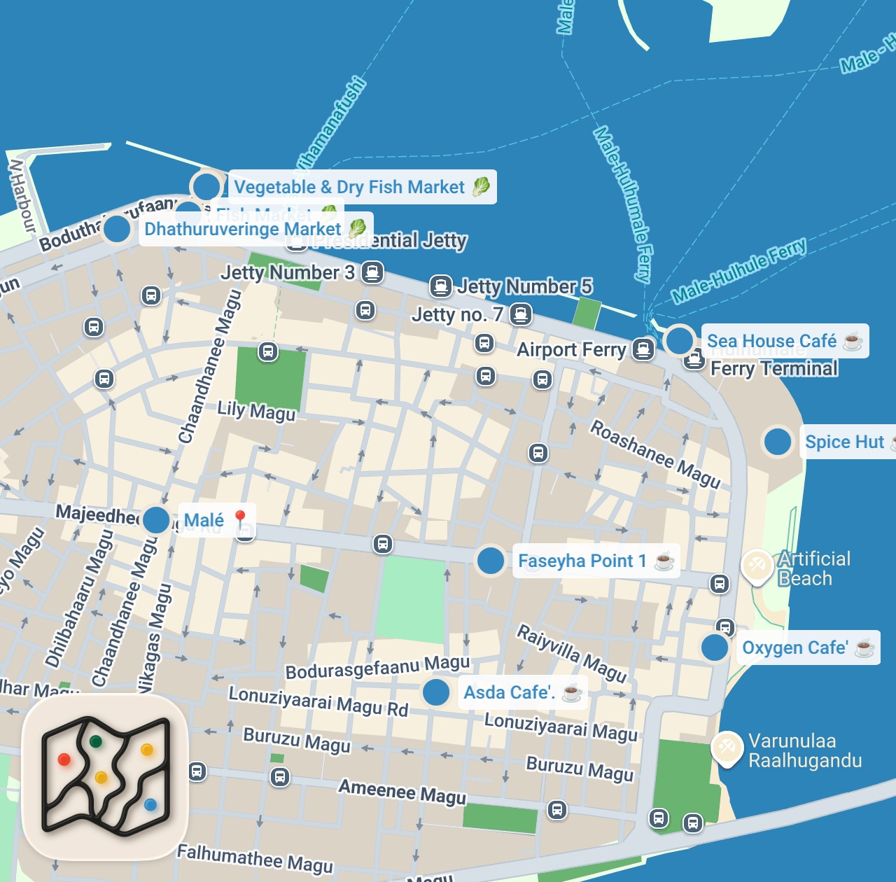 Map preview for Street Food The World Hasn’t Seen!! (The OTHER Side of The Maldives) 🇲🇻