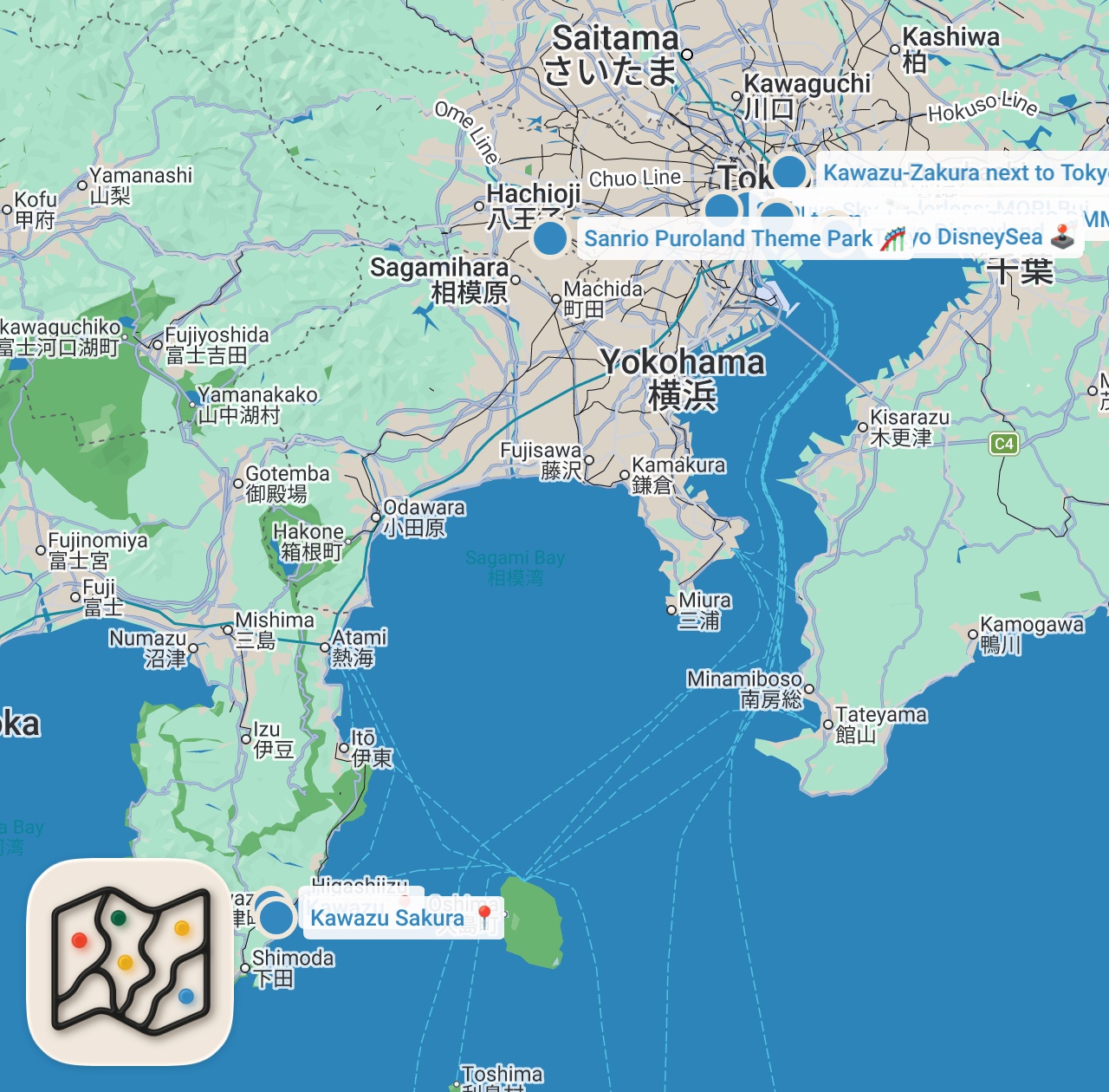 Map preview for Must Watch Before Visiting Japan in Spring w/ LIVE Q&A