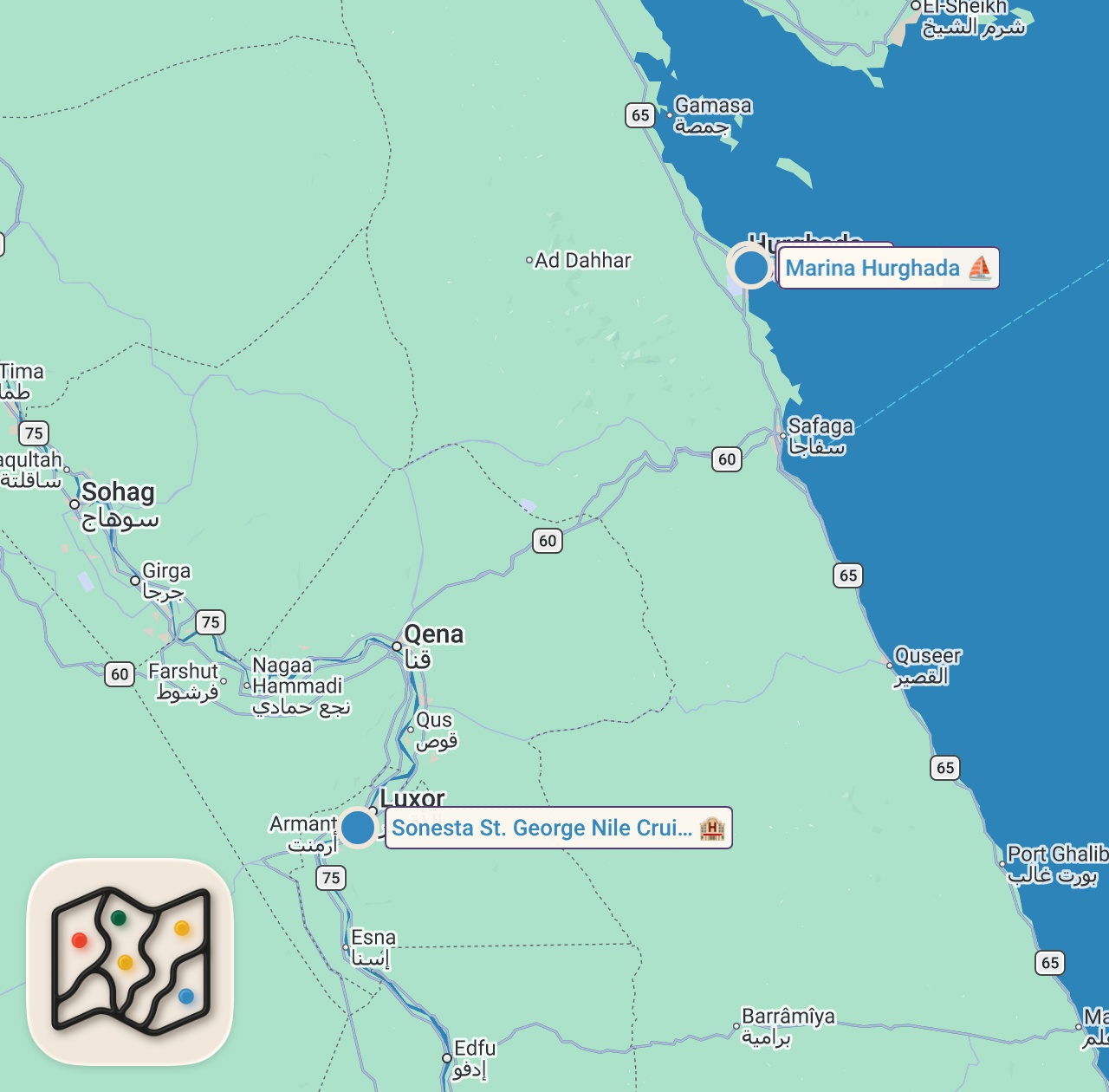 Map preview for Things Got More Adventurous In Egypt, Hurghada 🇪🇬