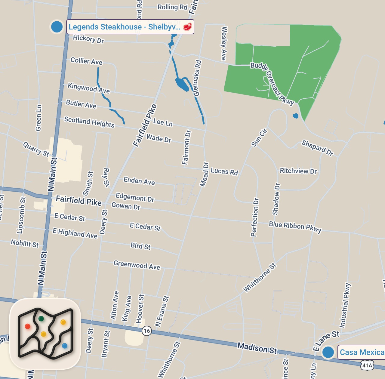 Map preview for Letting Strangers Decide Where I Eat For 24 Hours