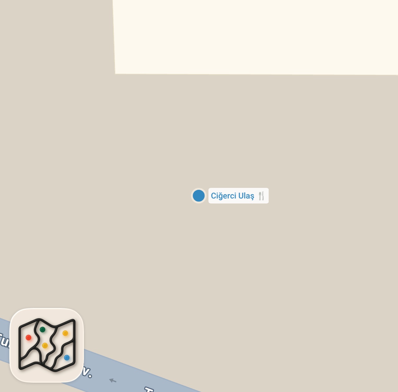 Map preview for Metrelik Lahmacun Arası Metrelik Adana Reklam Ciğerci Ulaş