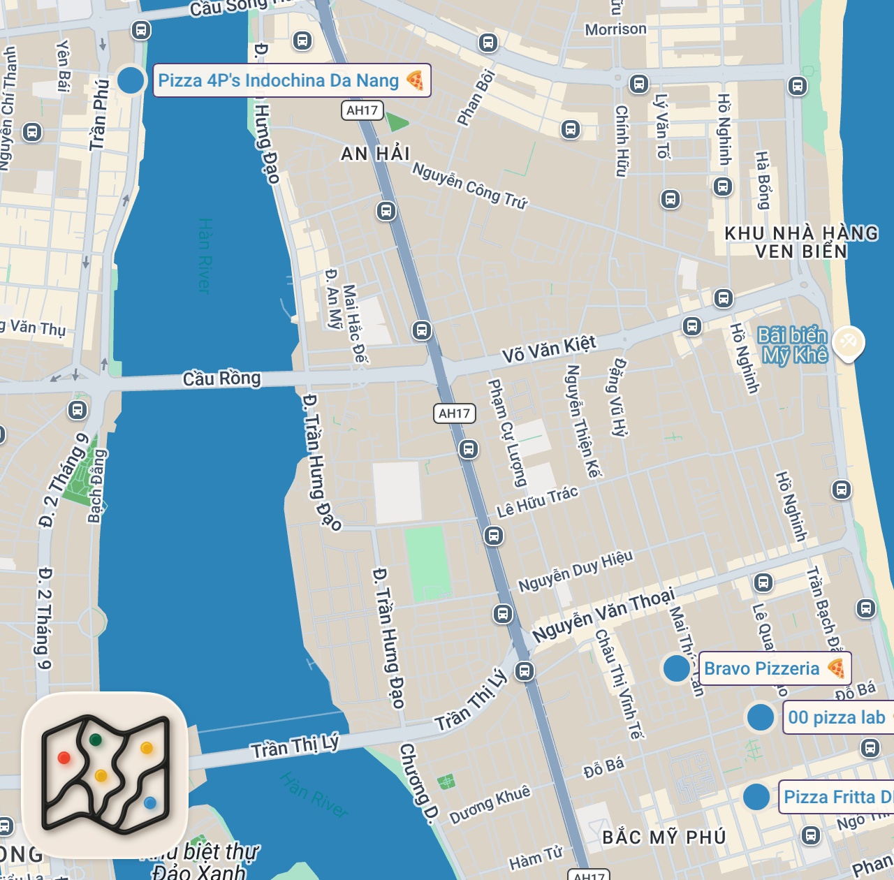 Map preview for Real ITALIAN PIZZA in Vietnam – Italians Will Hate This?