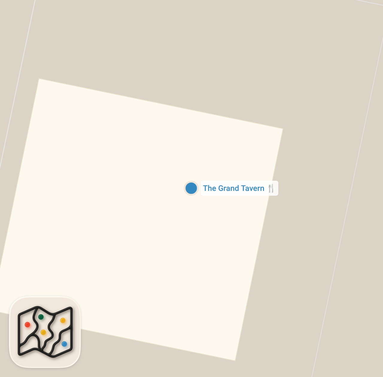 Map preview for Excellent restaurant in New Jersey.