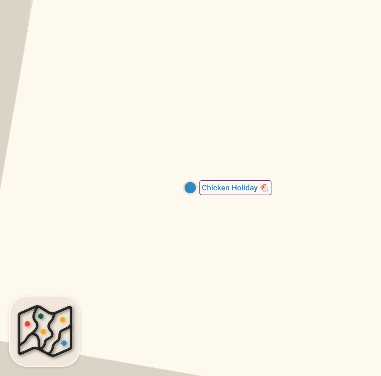 Map of 1 spots from Trying Some of The Best Fried Chicken In New Jersey, Chicken Holiday In Bridgewater NJ