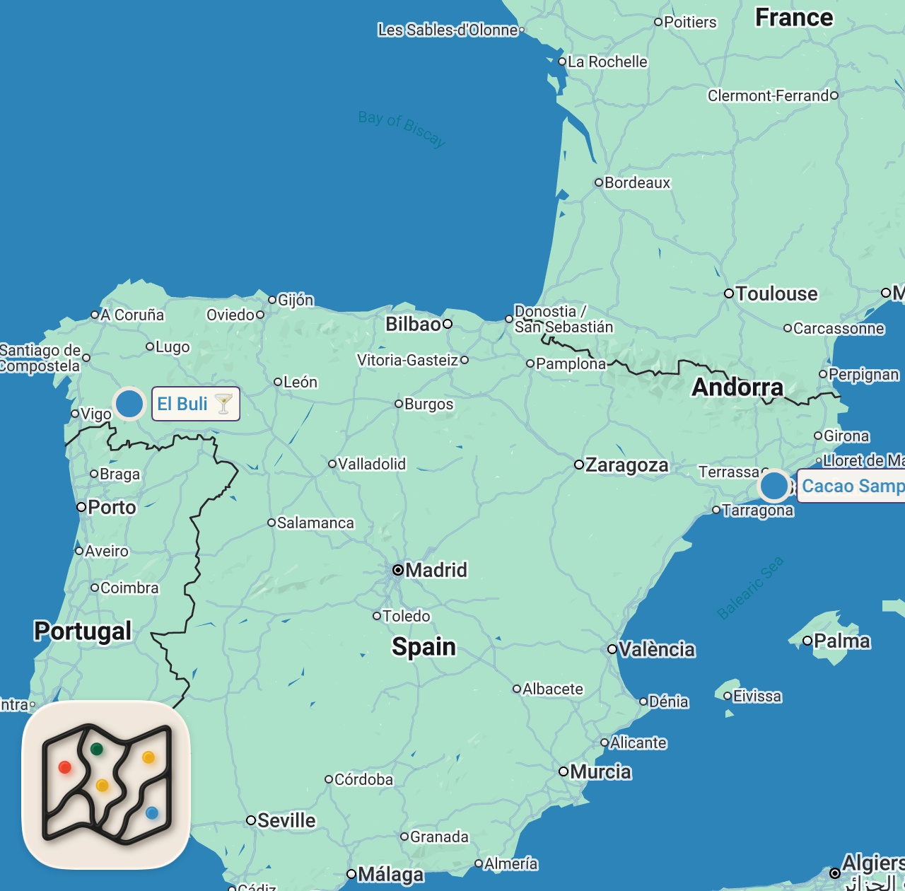 Map preview for The Future of Dessert?! | Anthony Bourdain: No Reservations | Travel Channel