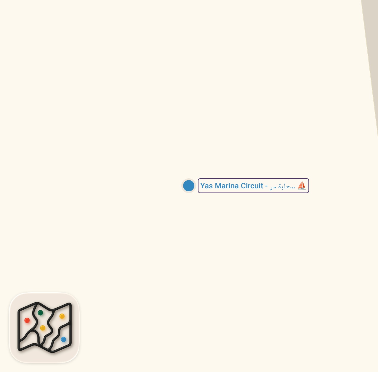 Map of 1 spots from THE WORLD'S MOST EXPENSIVE F1 EXPERIENCE