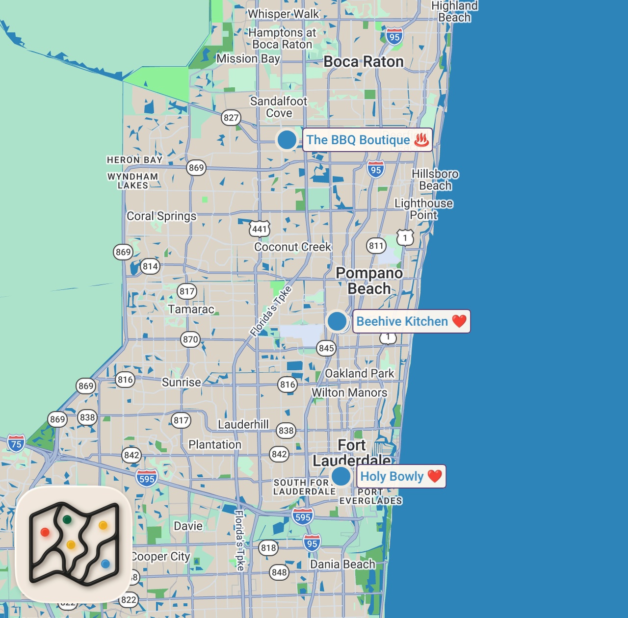 Map preview for I Tried Florida’s BEST Bowls… Who wins? (TASTE TEST)