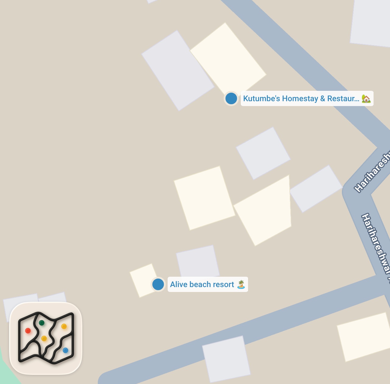 Map preview for Kokan Food Tour