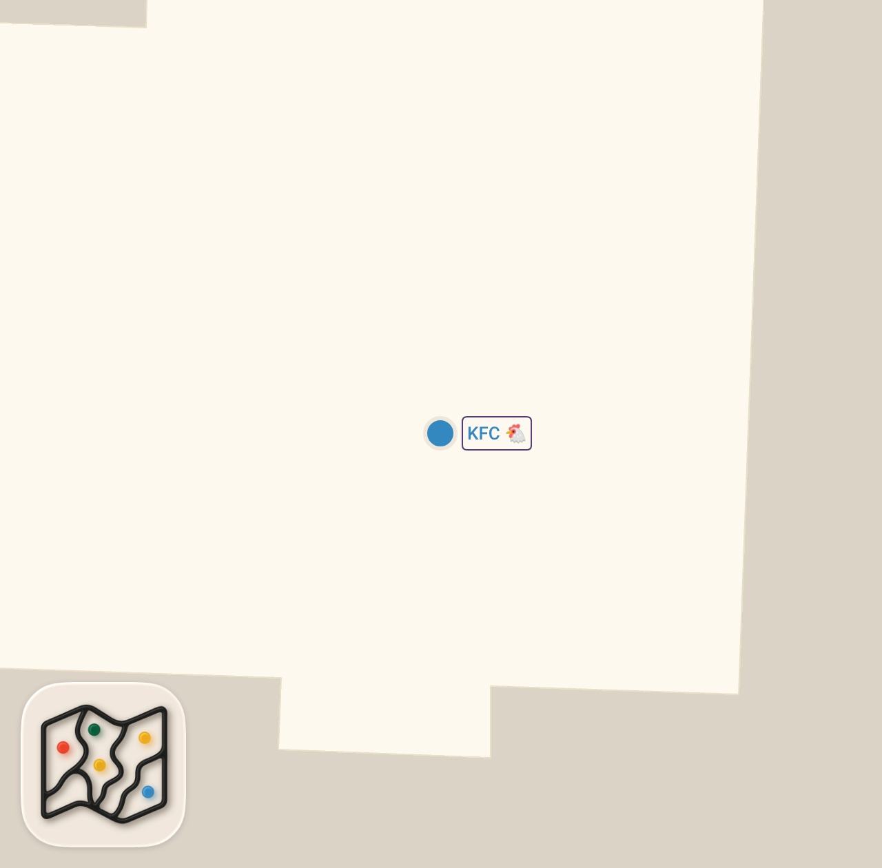 Map of 1 spots from I tried the Stranger Things KFC burger 😱