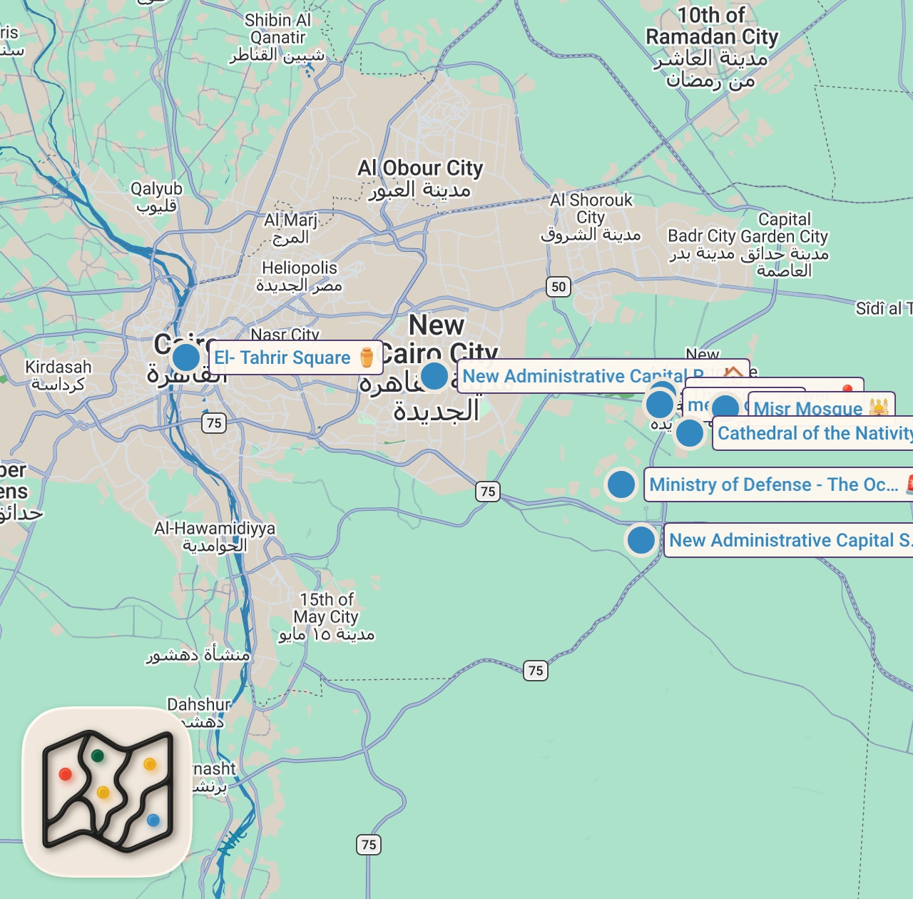 Map of 8 spots from The $53 BILLION capital where NO ONE wants to LIVE