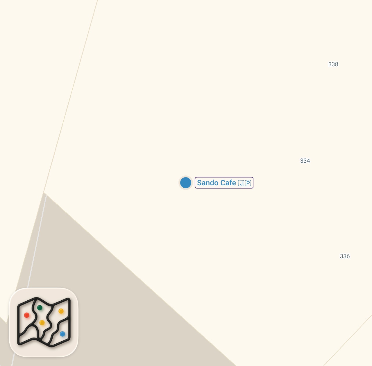 Map of 1 spots from Reviewing One of The Highest Rated Japanese Restaurants In New Jersey, Sando Cafe In Montclair NJ