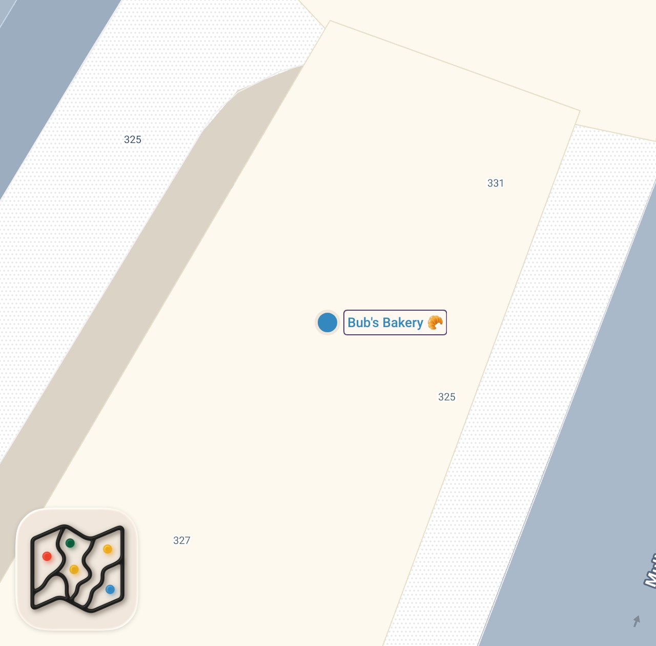 Map of 1 spots from The most famous cinnamon roll in New York City #shorts