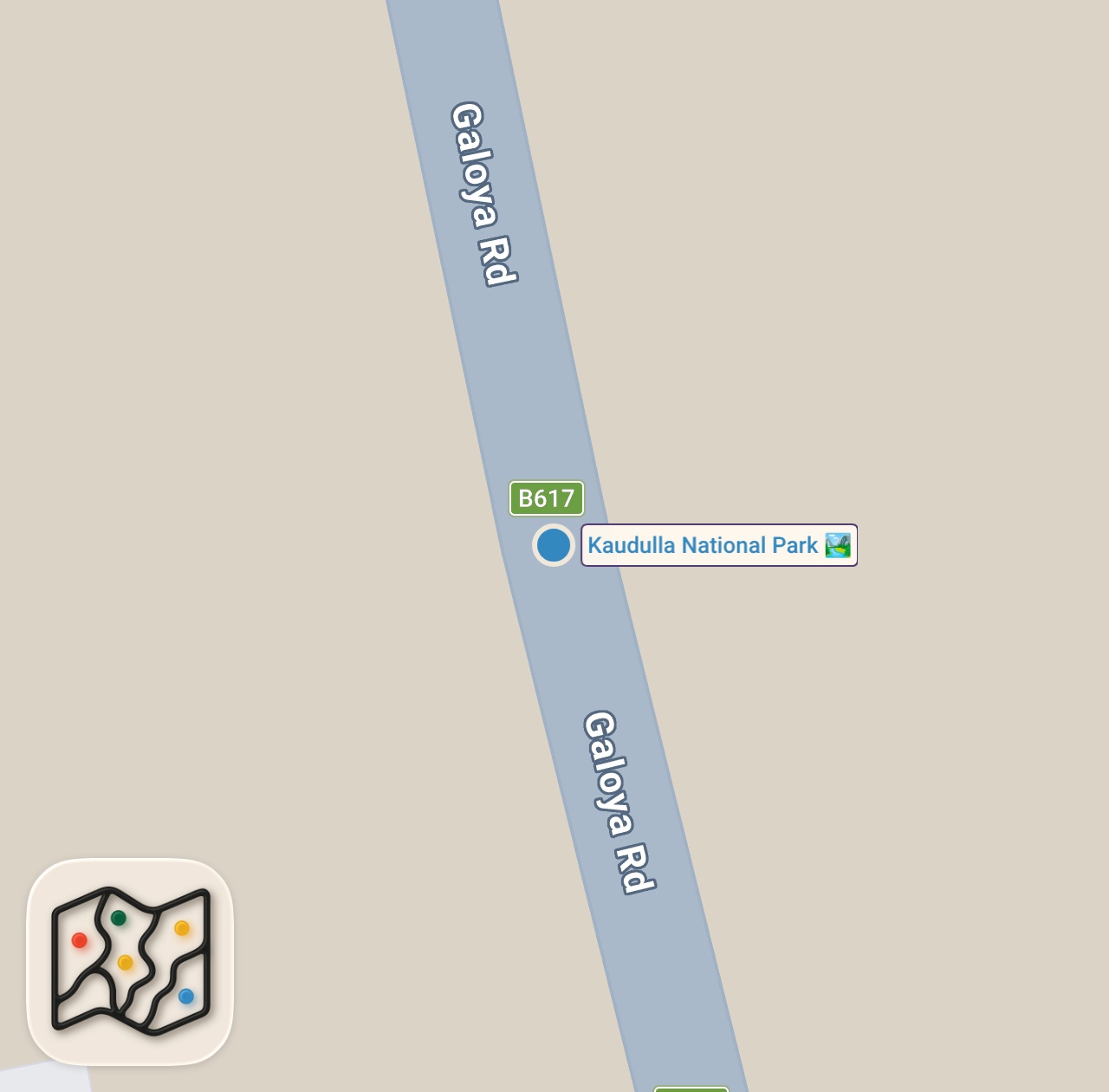 Map of 1 spots from Awesome Elephant Encounter on Safari in Sri Lanka