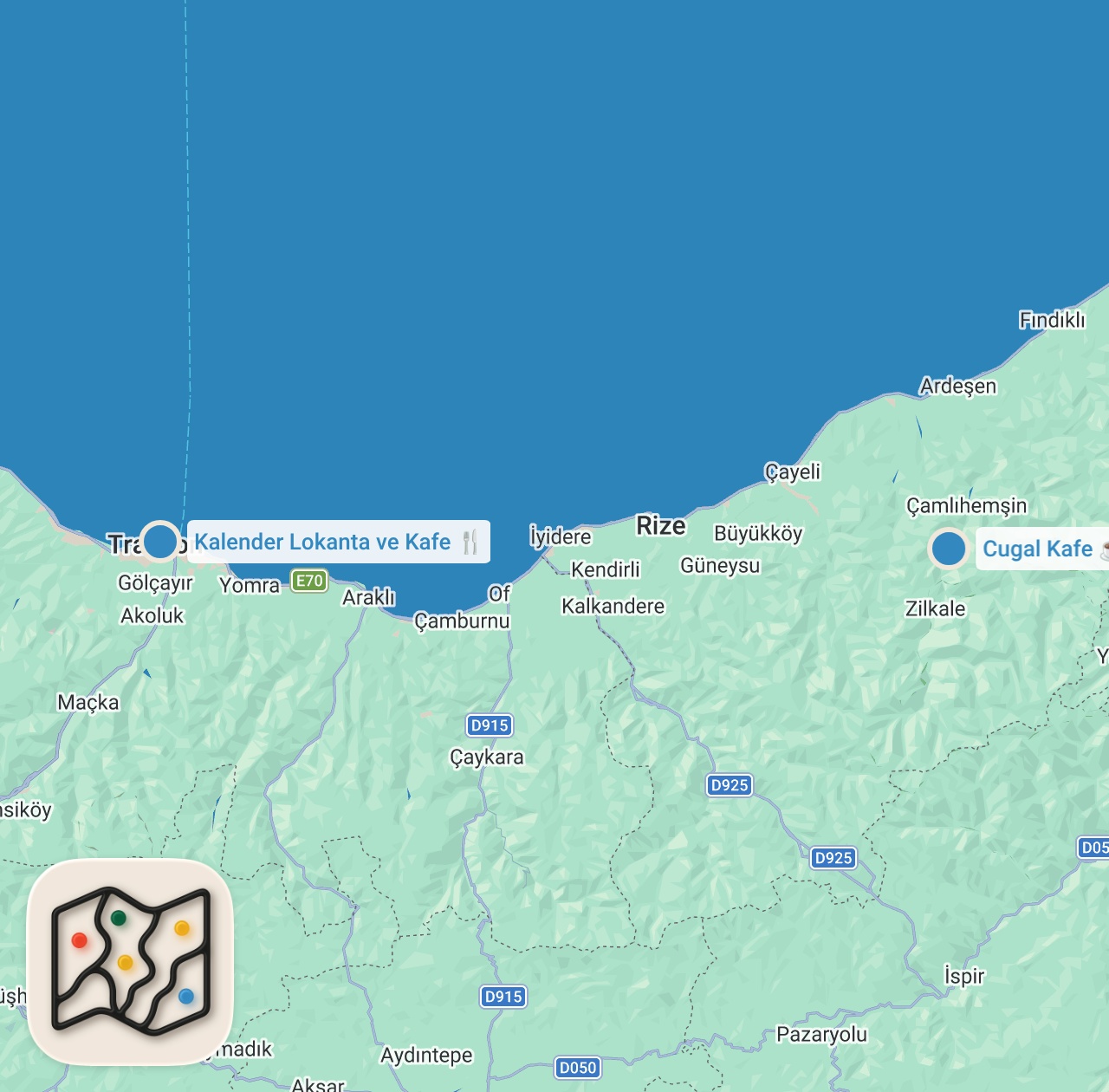 Map preview for Trabzon Kuymak vs Rize Muhlama  Hangisi Daha İyi? Kuymak #Muhlama #KaradenizLezzetleri
