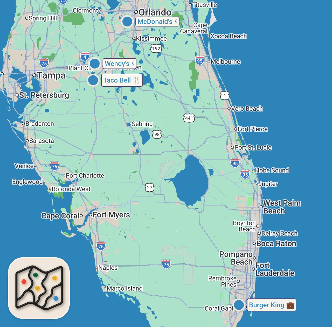 Map preview for Eating NEW Fast Food Menu Items...(Kai Cenat Big Mac)