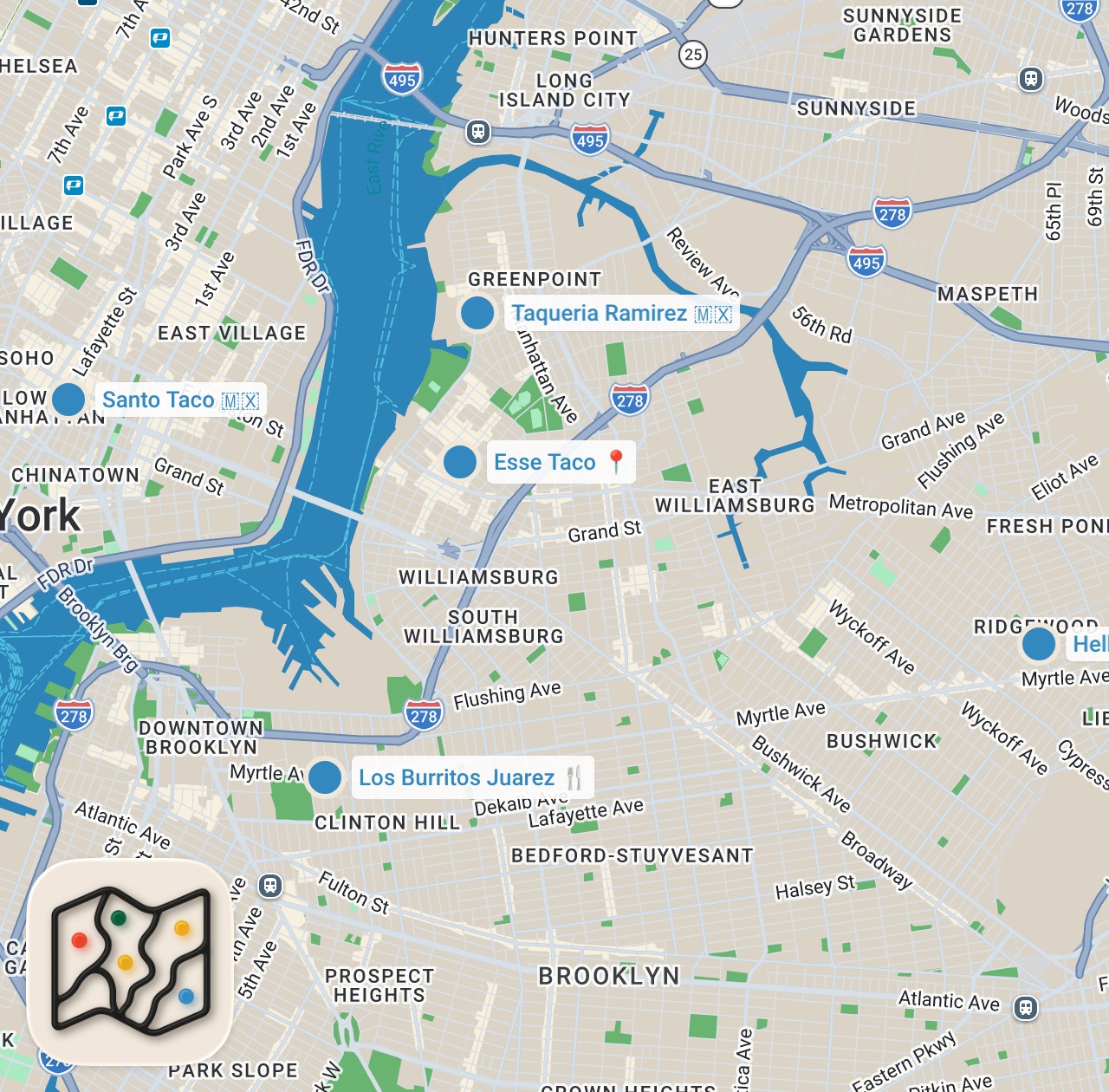 Map preview for New York's Mexican Food is the best in the Country: F*ck, That’s Delicious