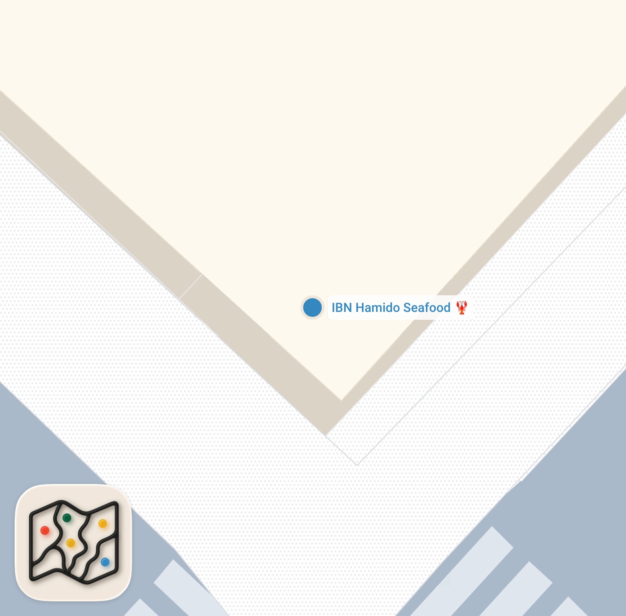 Map preview for Train Line Series - Part 1, Hamido Seafood #nyc #food