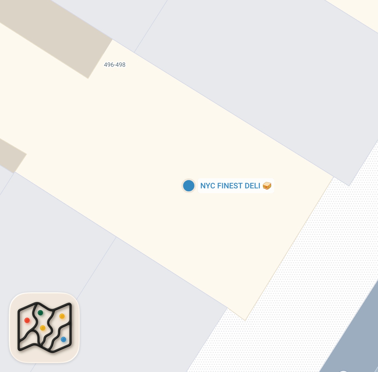 Map preview for Trying the viral NYC chopped sandwich