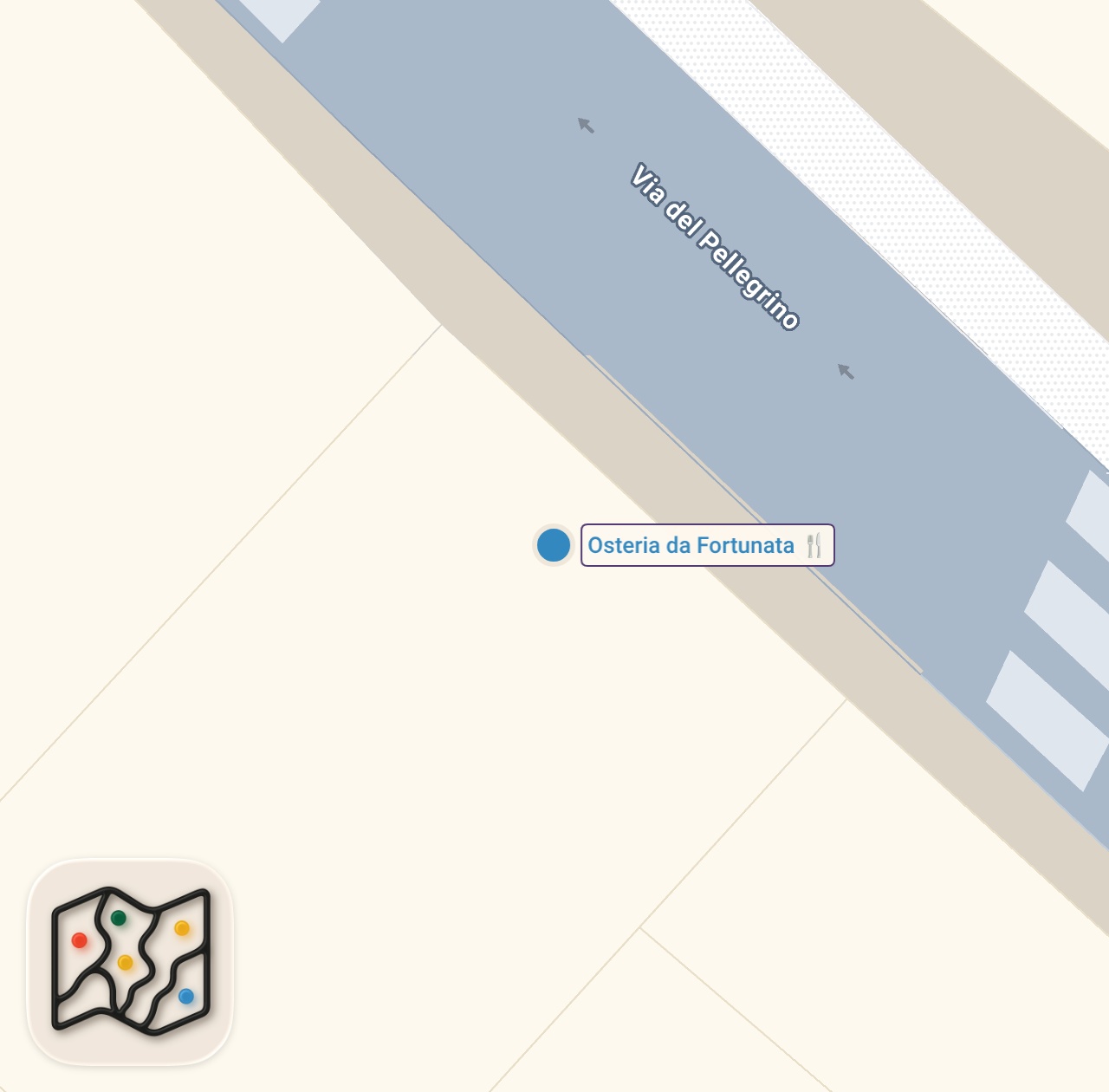 Map preview for Tourist Trap In ROME  - Handmade Pasta Gone Wrong In Italy