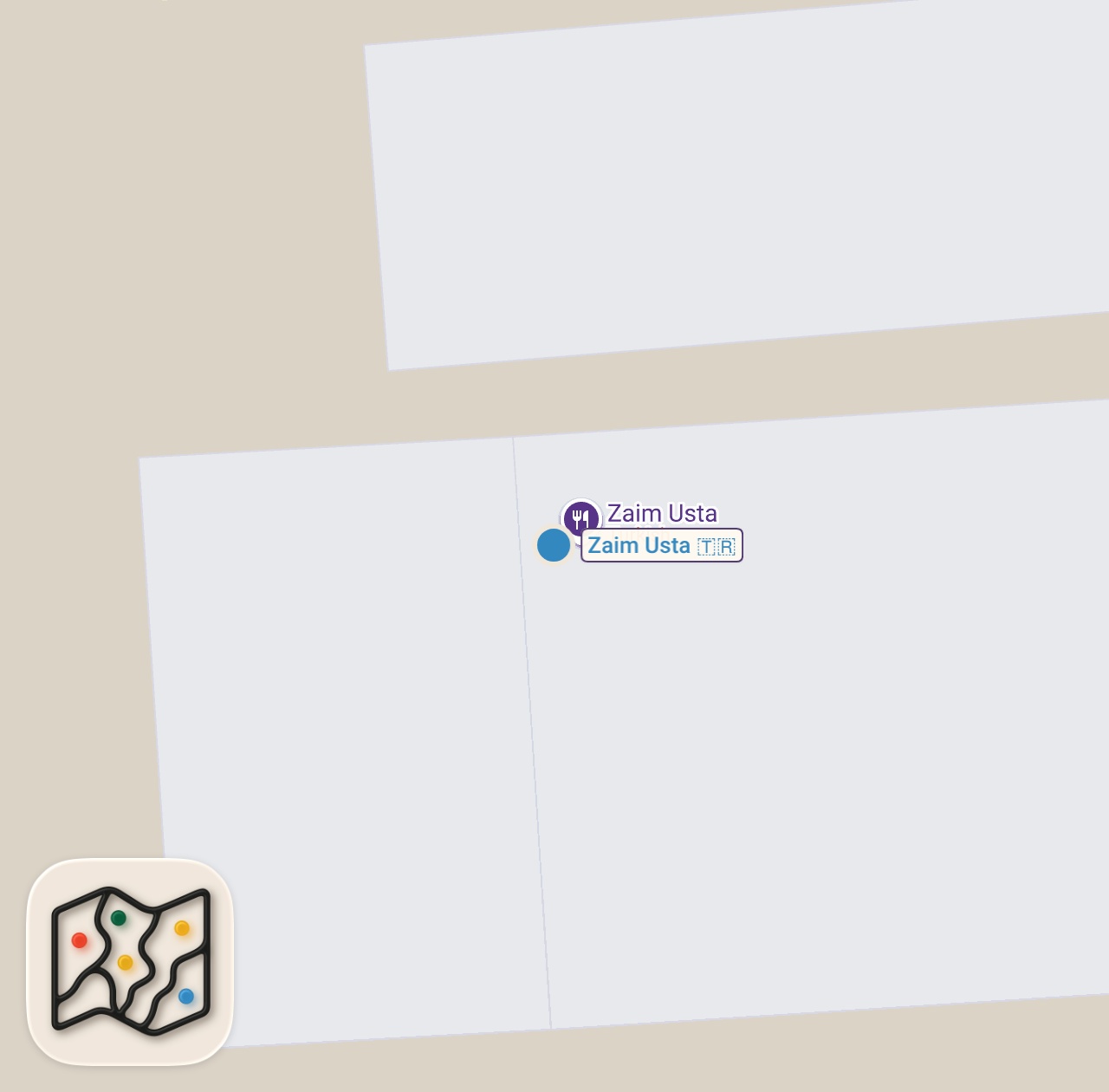 Map of 1 spots from Zaim Usta'nın Efsane Hayat Kadar Acısını Denedik! #ayaküstülezzetler #short #shorts