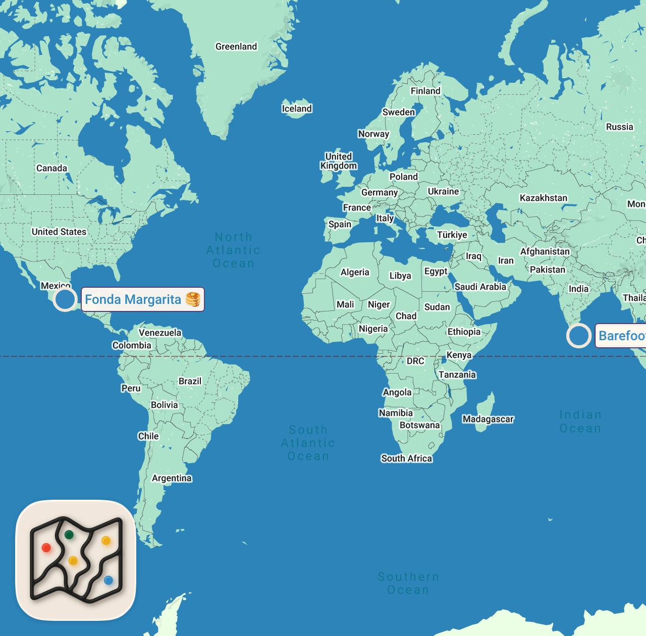 Map of 3 spots from Anthony Bourdain's Spiciest Moments 🔥 | No Reservations | Travel Channel