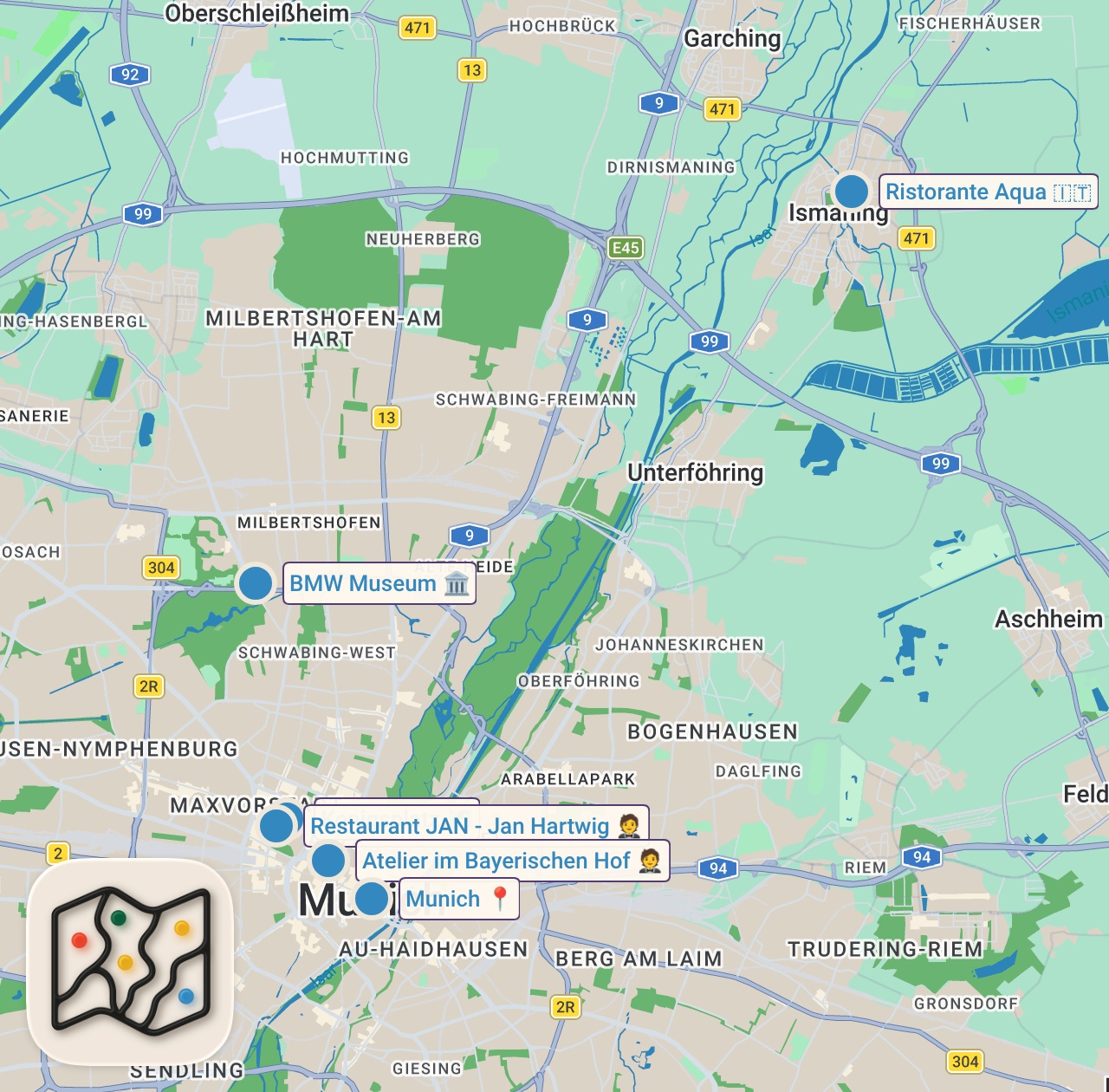 Map preview for INSIDE MUNICH'S ONLY 3 Michelin Star Restaurant (€340 Menu)
