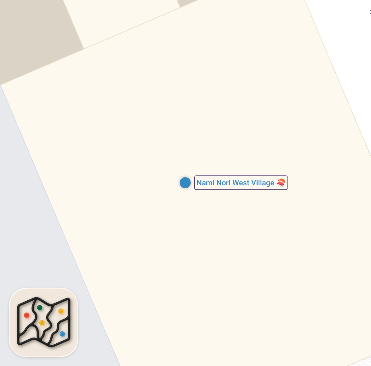 Map of 1 spots from Is NAMI NORI the BEST temaki SUSHI in NYC?