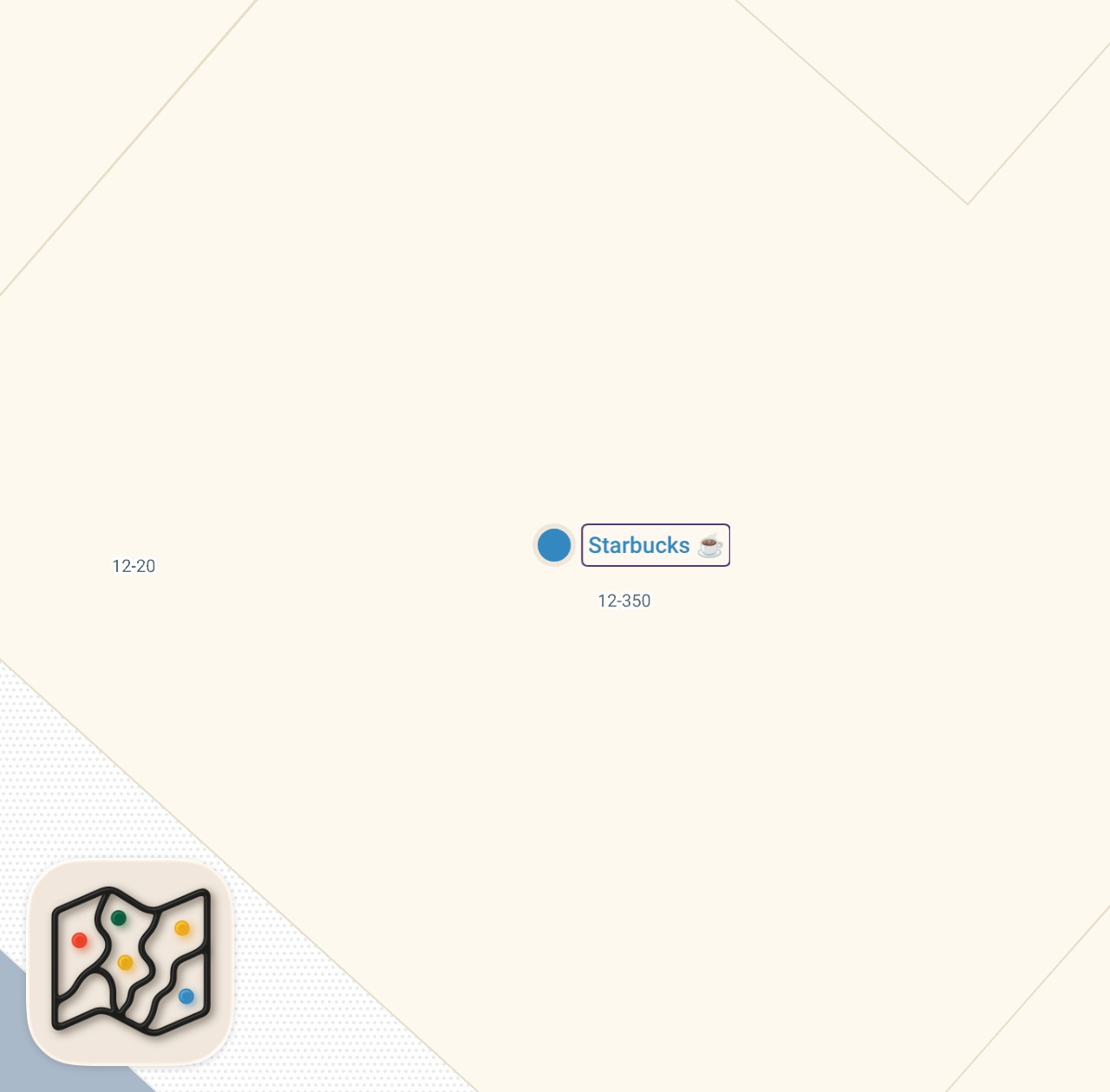 Map of 1 spots from Pumpkin Spice Butter Candle