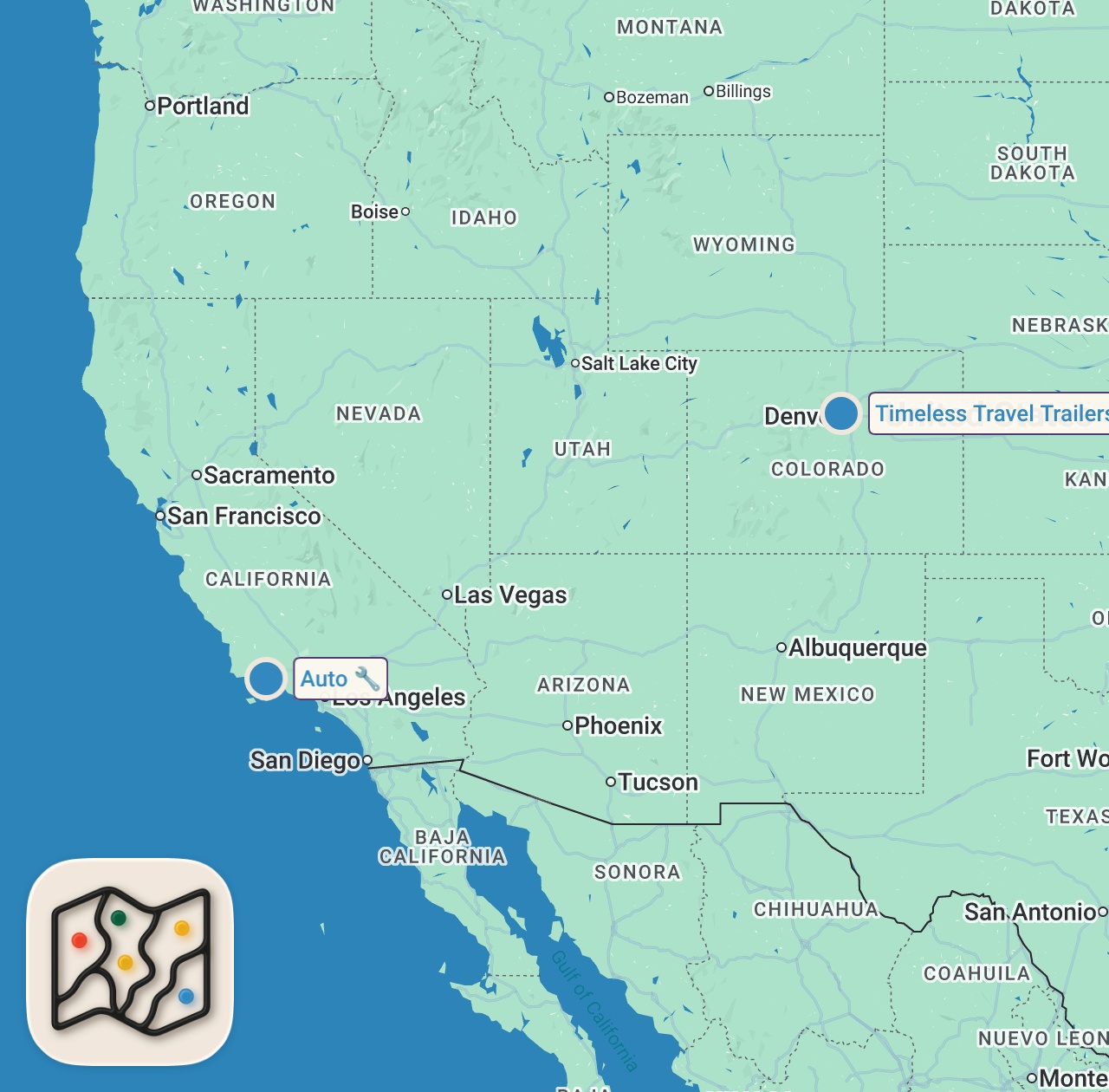 Map preview for The Most Streamlined Airstreams! | Extreme RV | Travel Channel