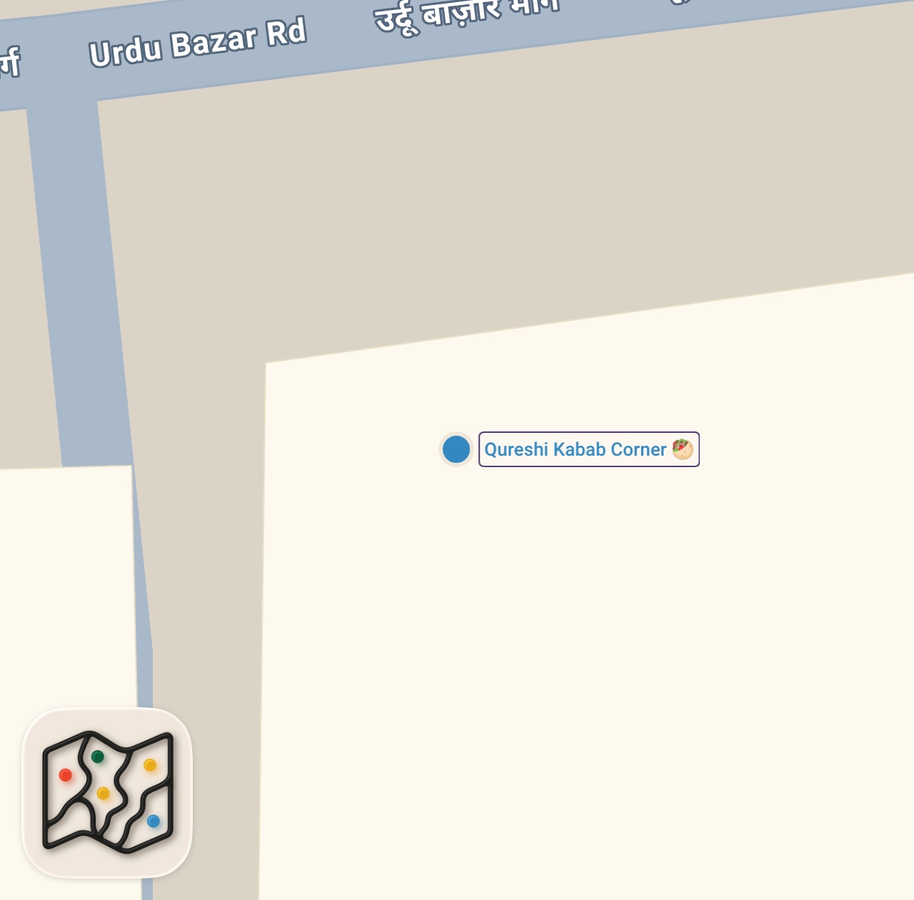 Map of 1 spots from Trying Old Delhi's Most Famous Seekh Kebabs!