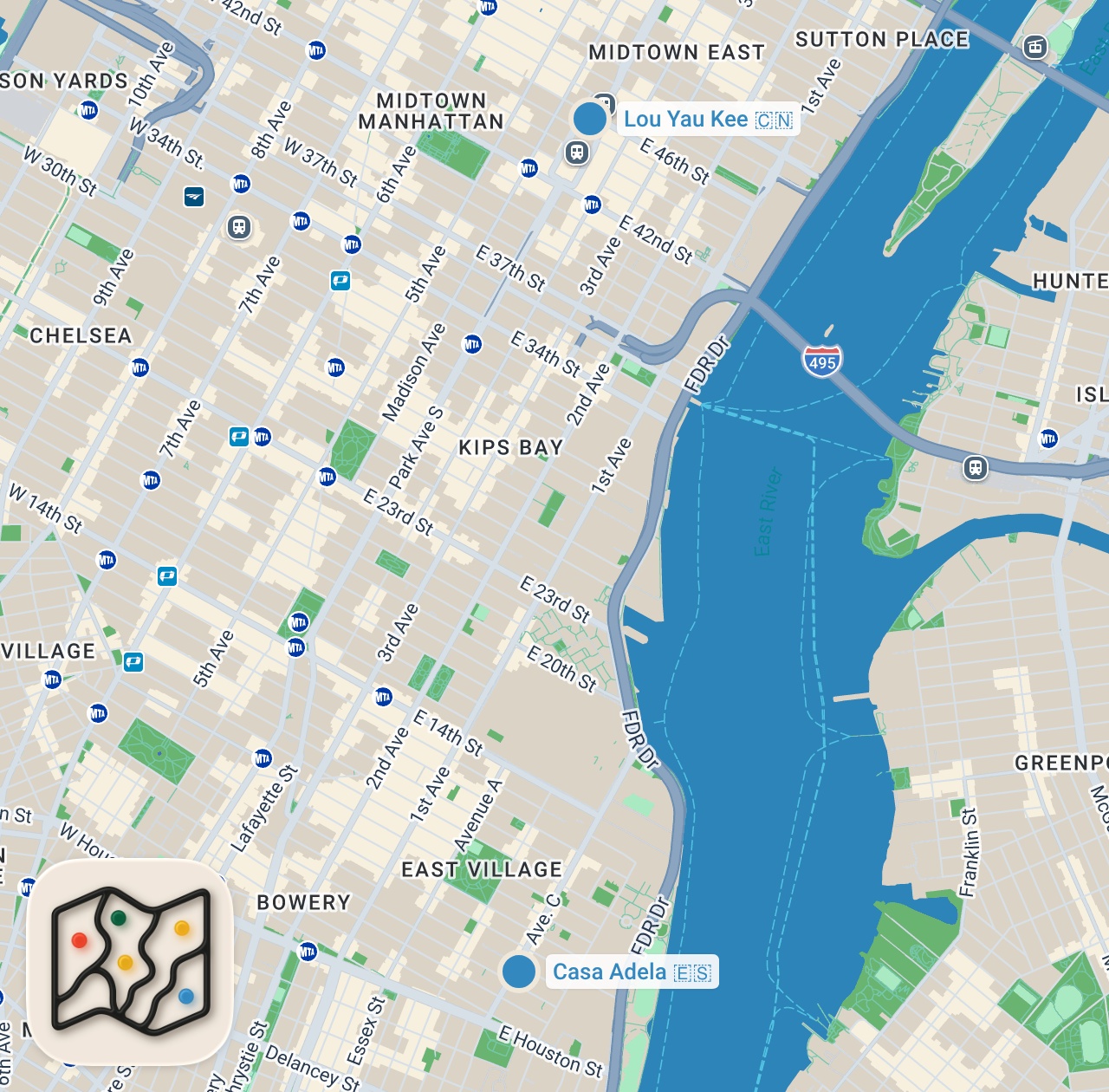 Map preview for Puerto Rican Chicken vs. Hainanese Chicken - Foodie Faceoff Ep. 6