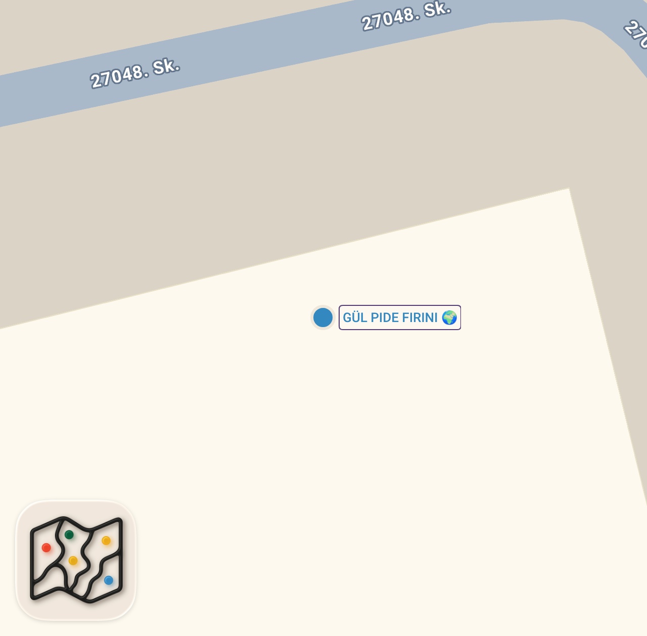 Map of 1 spots from Gaziantep in meşhur tırnaklı pidesi🙋🏻‍♀️