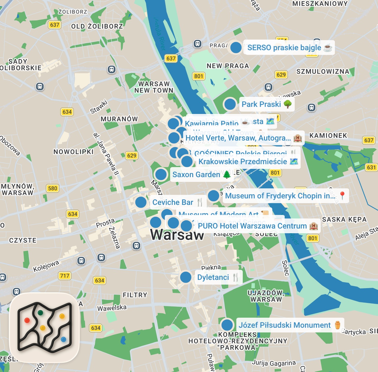 Map preview for VARŞOVA LEZZETLERİ - Polonya’nın En Güzel Tatlarını Keşfediyoruz!