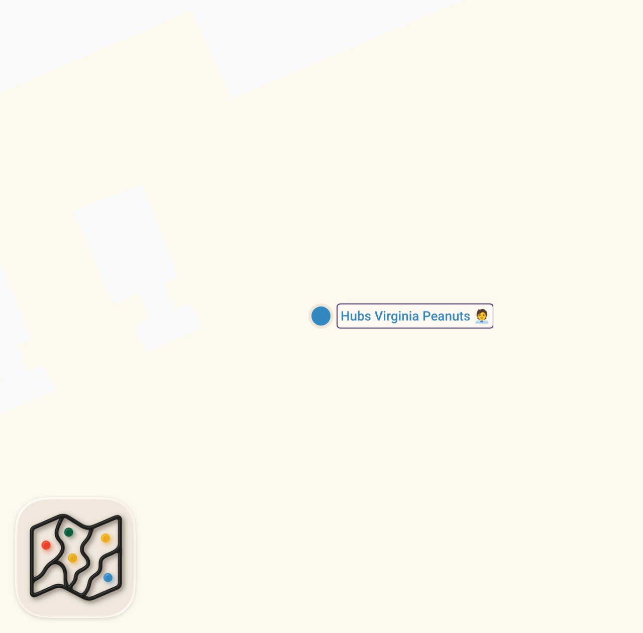 Map preview for How a Top American Peanut Company Produces Millions of Nuts per Year — Dan Does