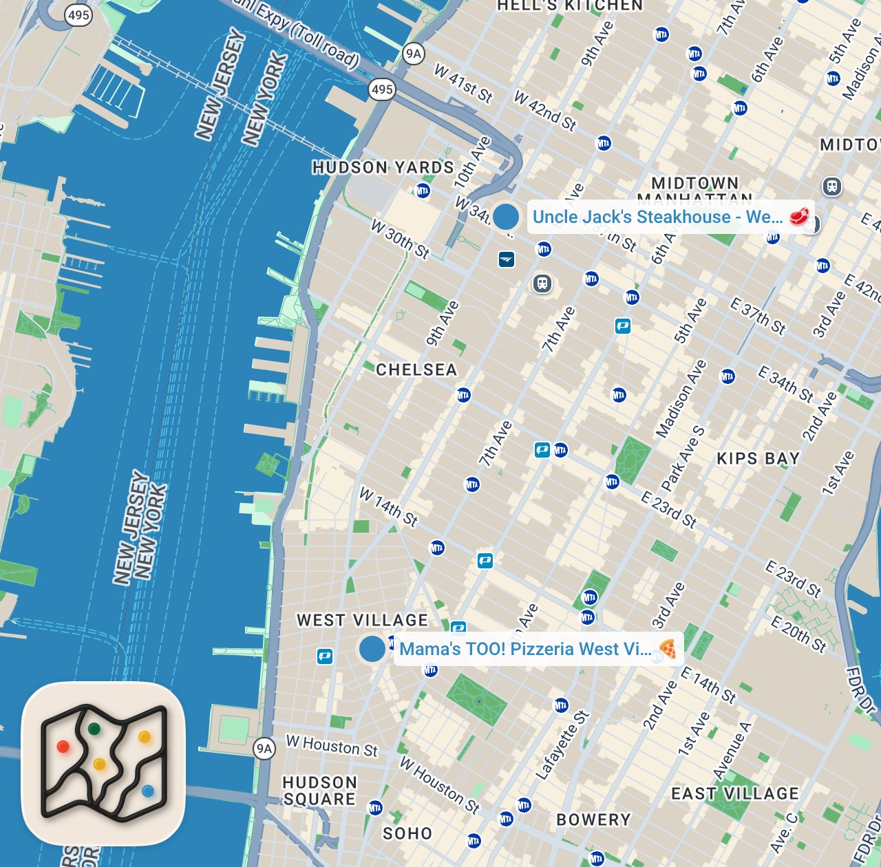 Map preview for The Best Pizza in New York City!