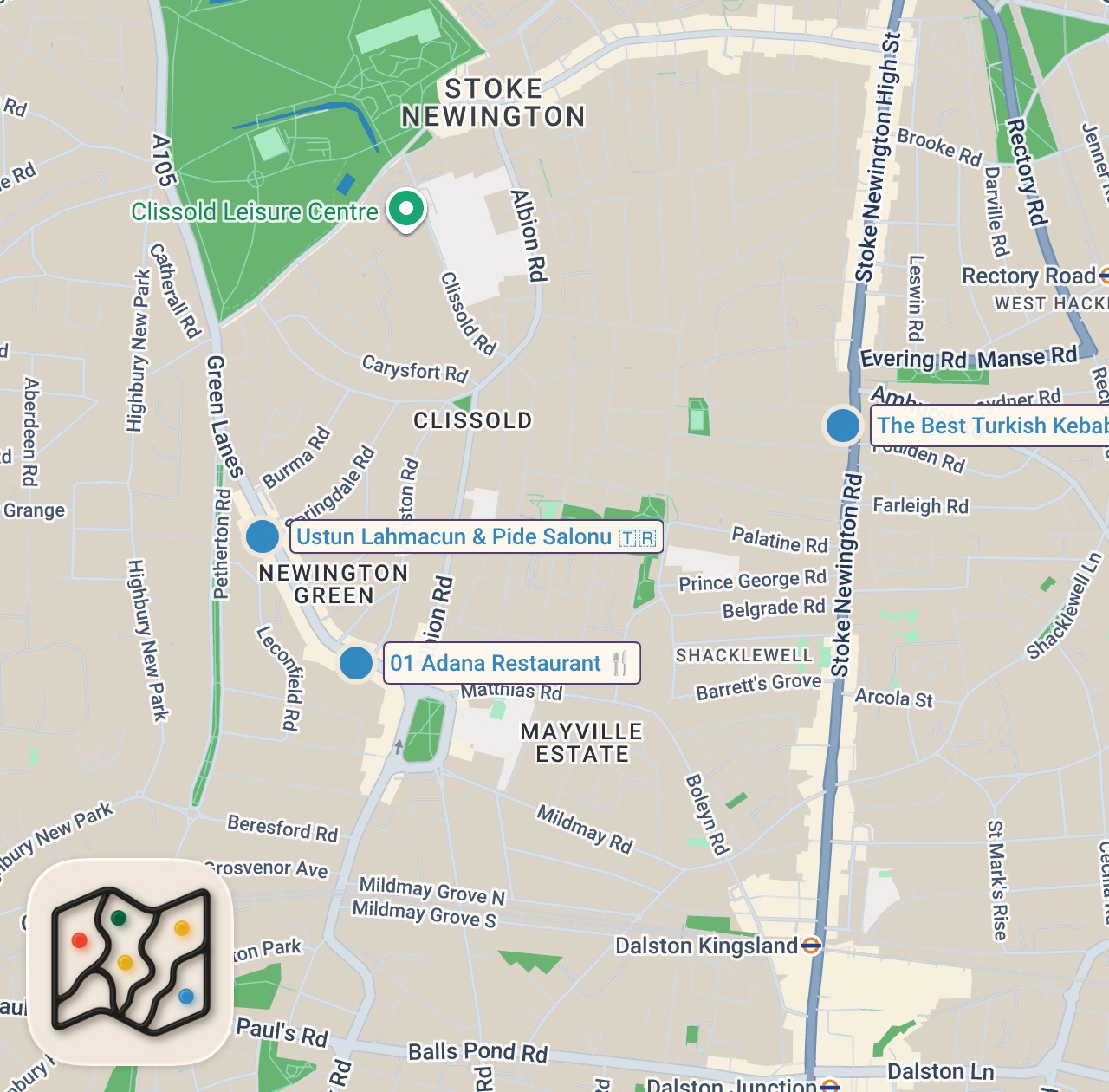 Map preview for WHERE THE LOCAL'S EAT IN LONDON | FTD