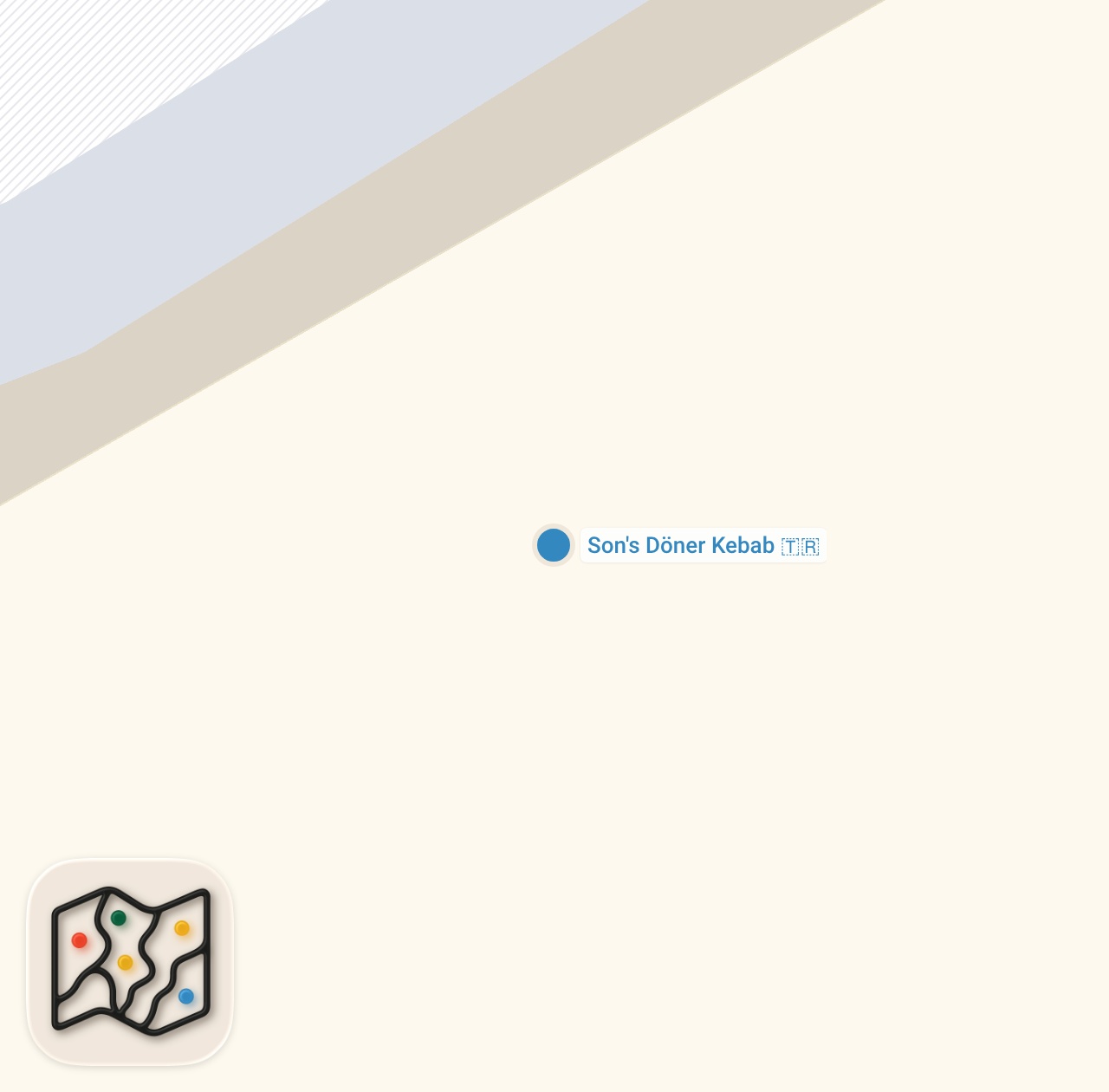 Map of 1 spots from Yekten Yiyorum Serisi - Alman Döneri