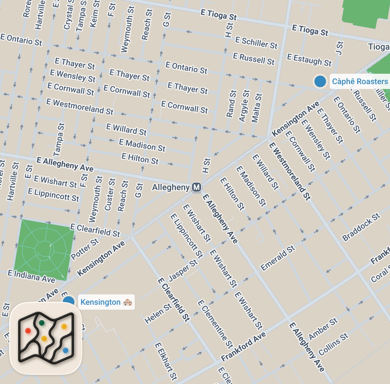 Map preview for One of Philly’s best restaurant & cafes.