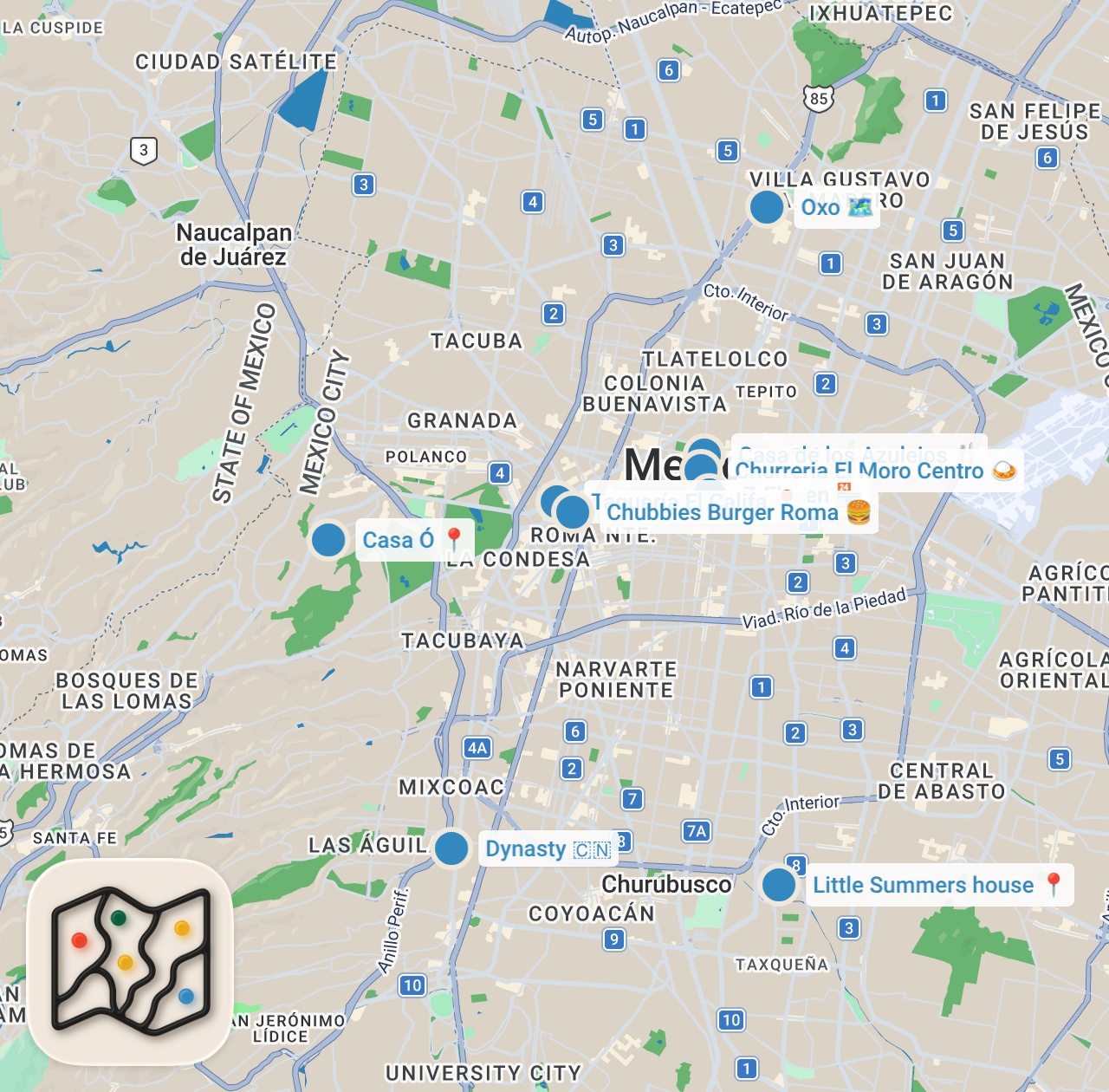 Map preview for American Tries Every Mexican Fast Food Chain