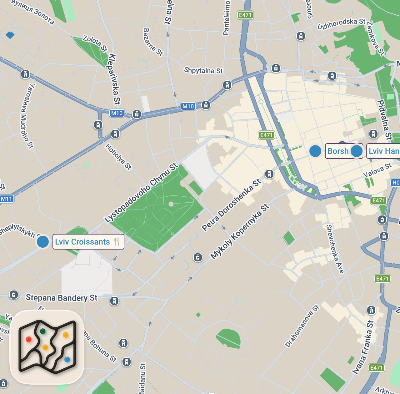 Map preview for UKRAYNA 🇺🇦 TURUNDA NE KADAR HARCADIM? | UKRAYNA LVİV TURU 3. BÖLÜM