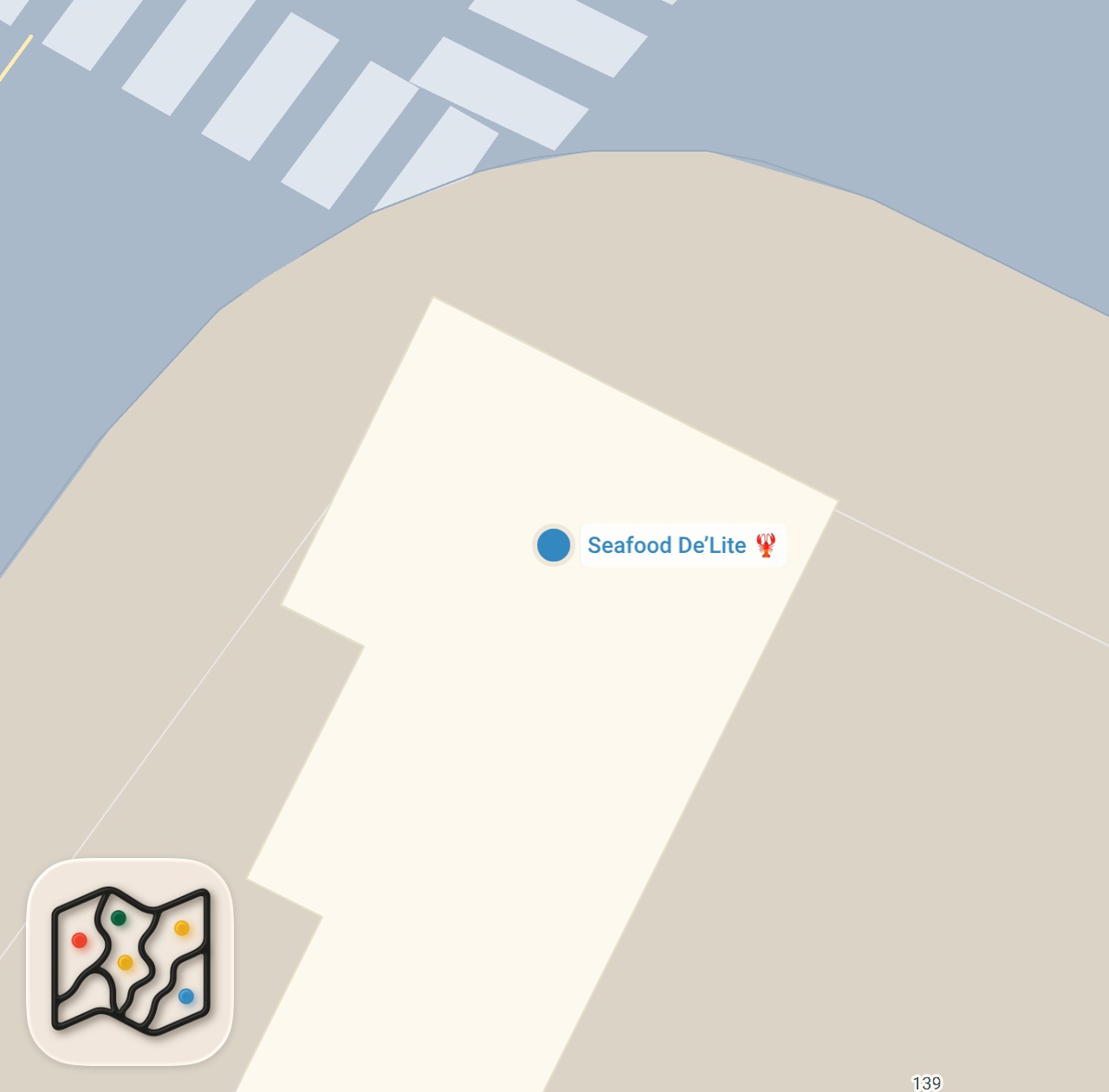 Map preview for Seafood De'Lite's Fish Hoagie Goes CRAZY! Also a Seafood Biscuit???